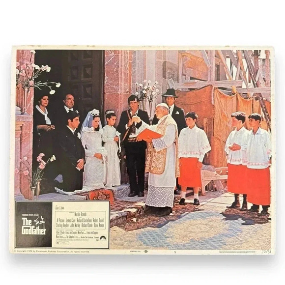 Vintage 1972 The Godfather RARE ORIGINAL Movie Prints, Theater Prints, Mafia Mob - Picture 7 of 10